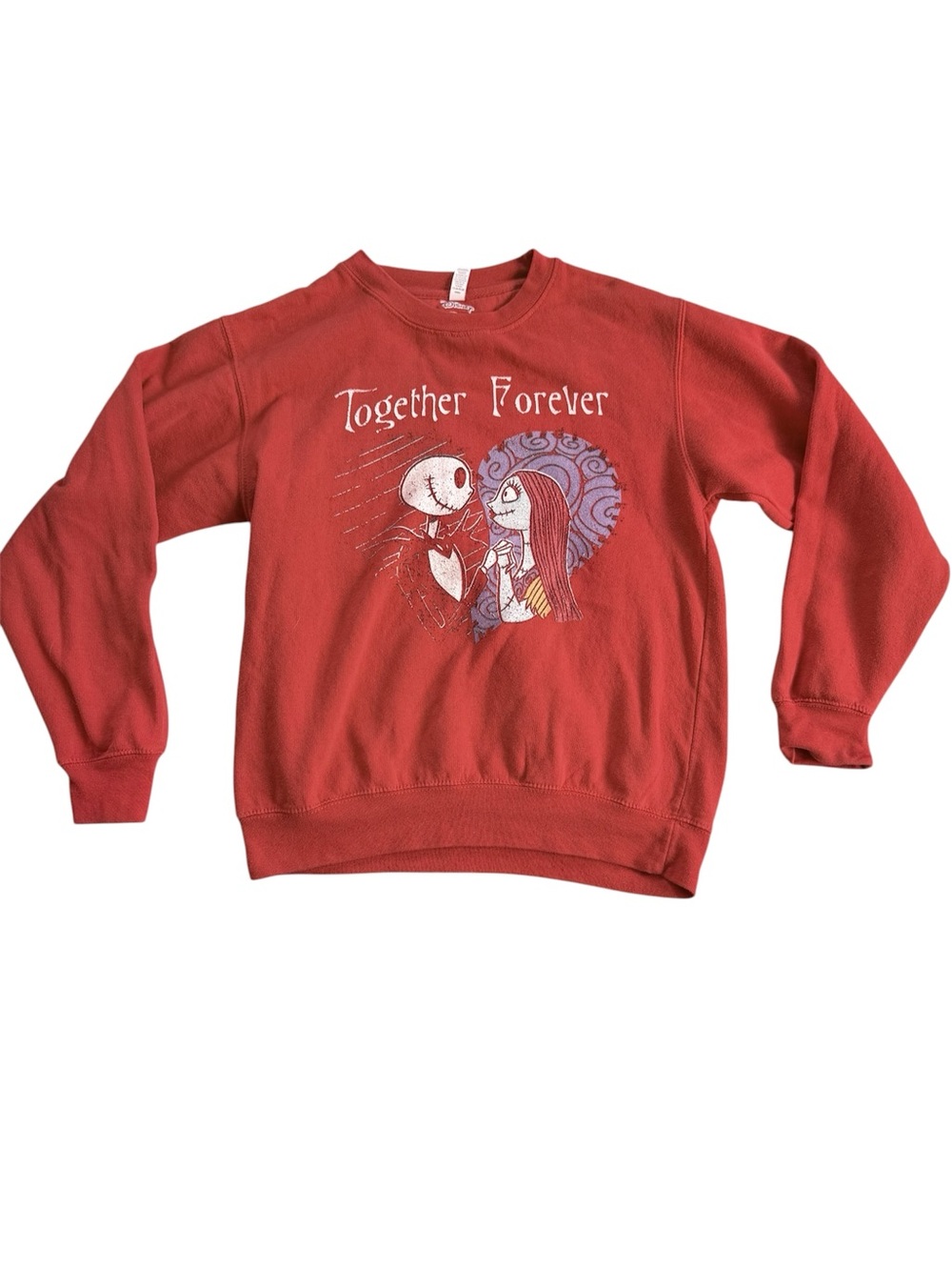 Disney The Nightmare Before Christmas Jack and Sally Together Forever Sweatshirt